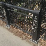 Graffiti at 107 111 Cypress St